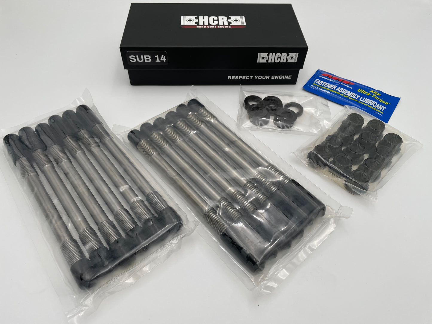 14mm HARD-CORE High-Performance Head Studs for Subaru EJ Series Engines